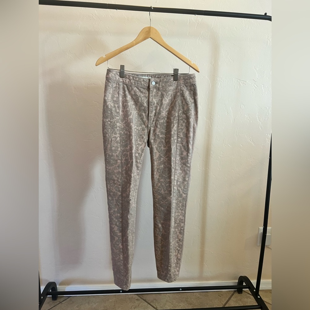 Anthropologie PILCRO High Rise Denim Legging, Size 30, Patterned material